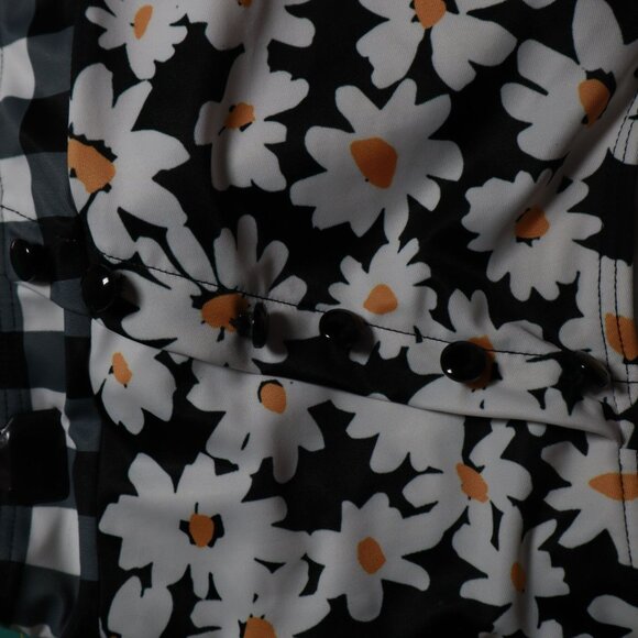 ModCloth Set of 2 Swim Suit Bottom Women's XL Green Black Mod Cruise Sexy Pin Up - Picture 9 of 12